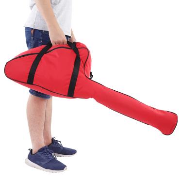Imagem de bolsa de transporte de tecido Oxford com zíper,Bolsa de transporte de motosserra, bolsa de transporte à prova d'água de proteção portátil (Red)