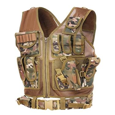 Imagem de Tingpai Colete respirável multifuncional de desmontagem rápida externa CS Field Protections Colete de treinamento