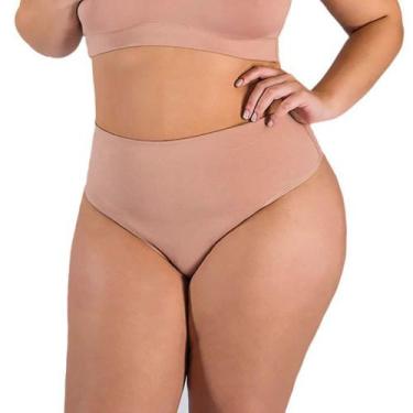 Imagem de Calcinha Gestante Plus Size Cintura Alta Cós Largo Em Algodão Dia A Di