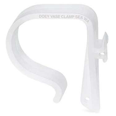 Imagem de Doey's Clipes de banco de casamento resistentes pacote com 12 - cabides de decoração de cerimônia da igreja para laços, flores, guirlandas, luzes - presilhas de mesa para cadeiras, mesas, corrimãos