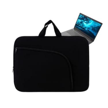 Imagem de Capa Case com Bolso para Notebook 17 polegadas Luva Preto