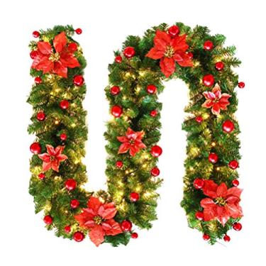 Imagem de NUOBESTY Guirlanda de Natal Depot, decoração de inverno, suprimentos de Natal, inverno, ornamentos pendurados, lembrancinhas de festa