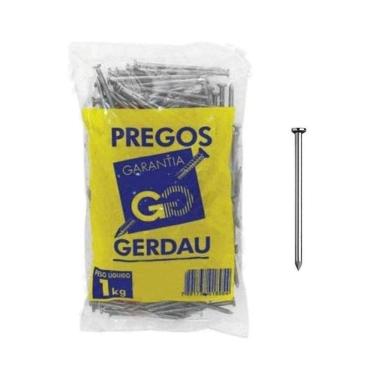 Imagem de Prego 19x36 Com Cabeça Gerdau 1kg