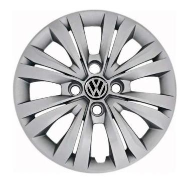 Imagem de Jogo Calota Vw Gol G3 G4 G5 G6 G7 Aro 14 + Emblema Resinado