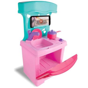 Imagem de Cozinha Sonho De Menina Brinquedo Infantil Sweet Fantasy Com Utensílios