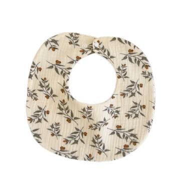 Imagem de Babadores de musselina de algodão elegantes e práticos bandana babadores acessório de bebê perfeito para dentição e baba bebês banda