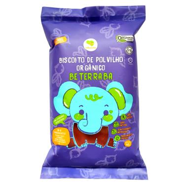 Imagem de Kit 6X: Biscoito de Polvilho Beterraba Vegano Orgânico Crilancha 40g