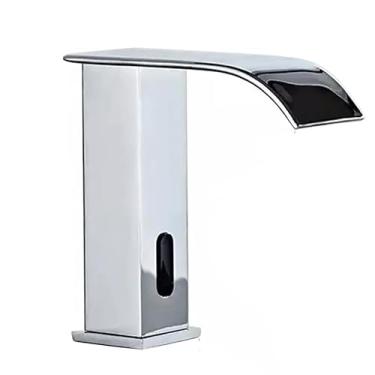Imagem de Torneira Pia Cuba Banheiro Sensor Inteligente Automatica Misturador Cromado 6805a