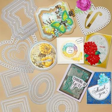 Imagem de Alinacutle 1 conjunto de moldura de lágrima corte de metal cortado para presente papel artesanato feito à mão cartões de felicitações faça você mesmo, álbuns, álbuns, arte