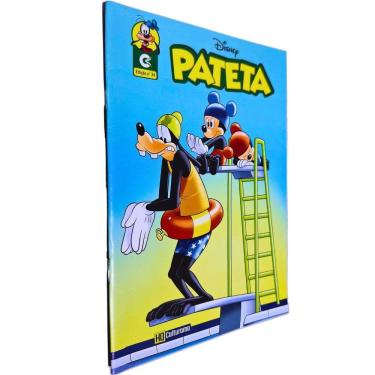 Imagem de Quadrinhos HQ Gibi Graphic Novel Formatinho 13,50x19 cm Lombada com Grampos Pateta nº 34 Culturama