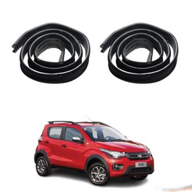Imagem de Par Canaletas Dianteiras Modelo Original Fiat Mobi Após 2016 - Uniflex