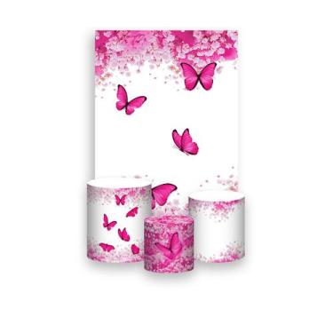Imagem de Painel De Festa Vertical 1,50 x 2,20 + Trio De Capas Cilindro - Borbol