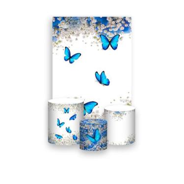 Imagem de Painel De Festa Vertical 1,50 x 2,20 + Trio De Capas Cilindro - Borbol