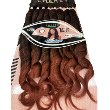 Imagem de Cabelo Ondulado Liso Na Tela Identico Humano Fibra Orgânica - bbless, 
