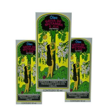 Imagem de Óleo Seiva De Mutamba E Juá 50ml - Kit Com 3un