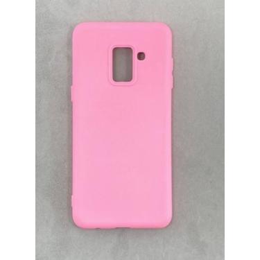 Imagem de Capa Capinha Case Samsung A8 (2018) / A5 (2018) Silicone Aveludada Col