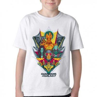 Imagem de Camiseta Infantil ou adulto Guardiões da Galáxia colorido Blusa Crianç