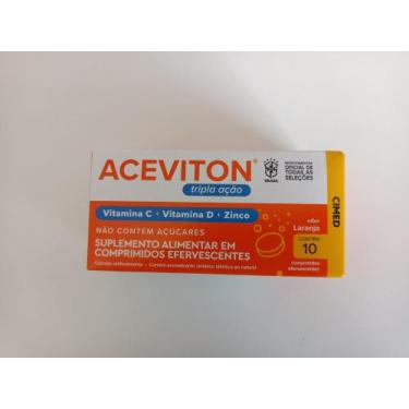 Imagem de A CEVITON Tripla Ação  ,vitamínico em comprimidos efervescentes , sabo