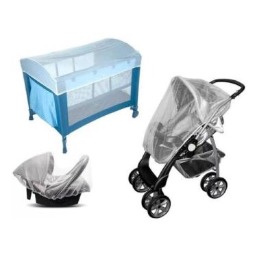 Imagem de Mosquiteiro Universal 100x150 - Bebê Conforto Carrinho Berço - Dugu
