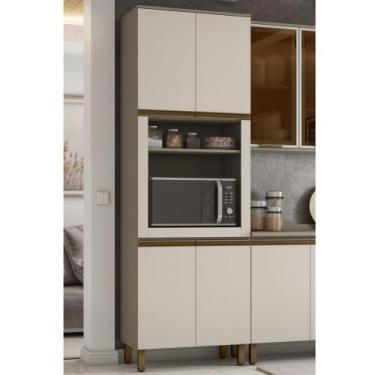 Imagem de Paneleiro Torre Quente 01 Forno 71 Cm Évelin Henn, Duna com Cristal