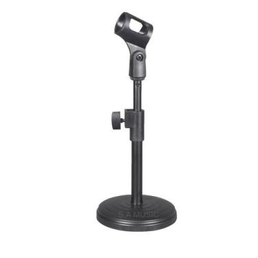Imagem de Suporte Pedestal Mesa Tripé P/ Microfones BM800 SF920 SF-666. - Bell