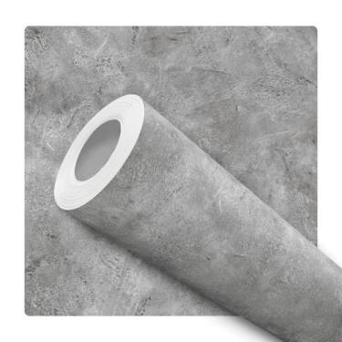 Imagem de Papel de Parede Adesivo Cimento Queimado Concreto Industrial Moderno Q