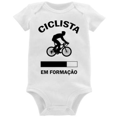 Imagem de Body Bebê Ciclista em formação - Foca na Moda, Branco, GG