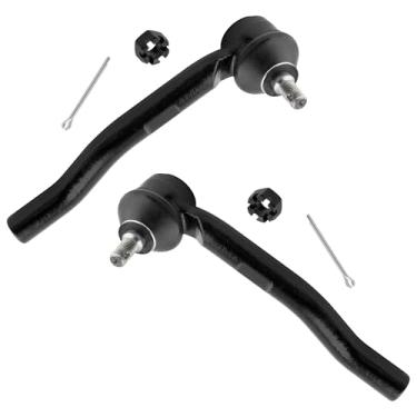 Imagem de YMAUGP Par de extremidade da haste de direção externa dianteira lado do motorista 2644534228 101-6816 ES800592 101-6815 ES800591 53560-TF0-003 53540-TF0-003 para HONDA FIT 2009-20101 4, para HONDA
