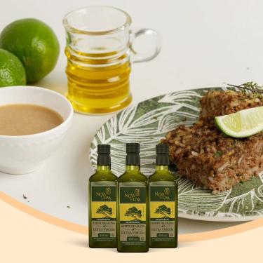 Imagem de Kit 3 Azeite Extra Virgem Nova Oliva 450Ml