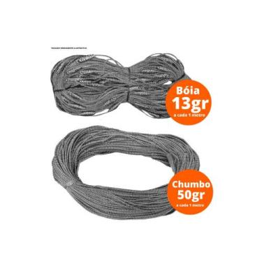 Imagem de Kit 50m Tralha boia 13gr + Tralha Chumbo 50gr King Redinha - RANCHO