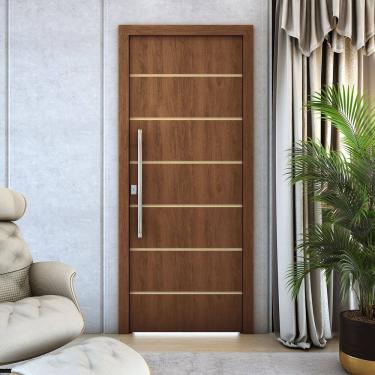 Imagem de Porta De Madeira  Frisada U.V  210cm x 90cm - R50VL