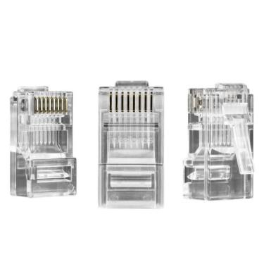 Imagem de Plug RJ45 Cat5e Conex 1000 Intelbras - Bear  Cabos