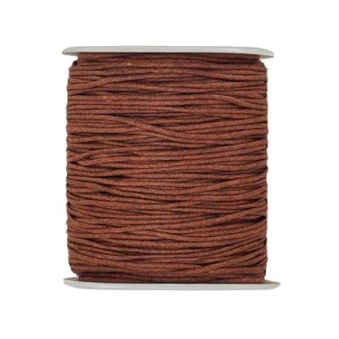 Imagem de Fio encerado 1,5mm - jescastore, Caramelo