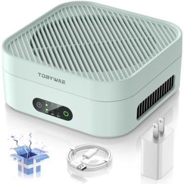 Imagem de Purificador de ar TDBYWAE H13 True HEPA 600m² com cabo USB verde