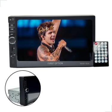 Imagem de Central Rádio Multimídia Mp5 1 Din Universal Usb E Auxiliar - First Op