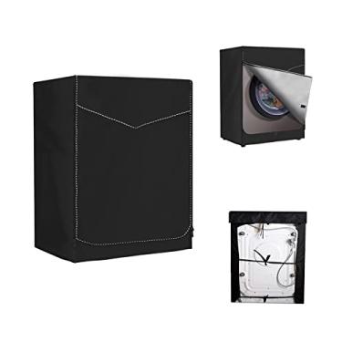 Imagem de Qubzmsh Capa Para Máquina De Lavar, Lavadora/Secadora Com Abertura Frontal - À Prova D'Água, Poeira, Sol. (Gg 65,5 Cm P 60,5 L 85,5 A)