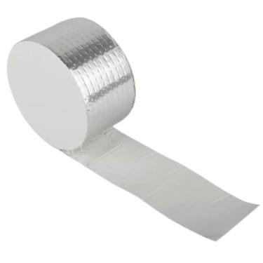 Imagem de Fita Adesiva Alumínio Butil À Prova Dágua Super Resistente Vedação Multiuso(Alumínio 10cmx5m)