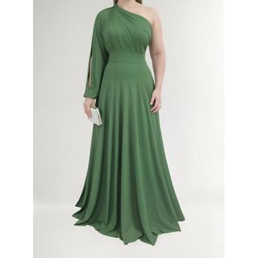 Imagem de Vestido Luxo Para Casamento Formatura, Festa, Batizado - Casual Dress,