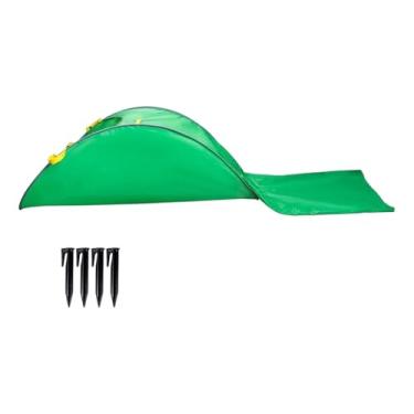 Imagem de Dualoai Saco de folhas dobrável, saco de lixo de jardim, prático, resistente ao desgaste, portátil, grande capacidade, coletor de folhas, armazenamento de