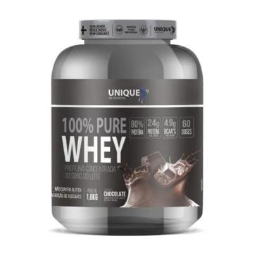 Imagem de 100 Pure Whey Sabor Chocolate 1800g Unique Nutrition