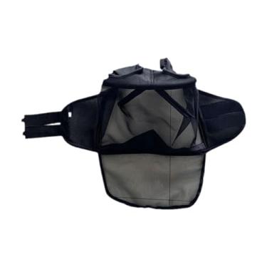 Imagem de Deevoka Máscara para mosca de cavalo, suprimentos para equinos, fácil instalação, confortável, verão, nariz longo, proteção solar, resistente ao desgaste,