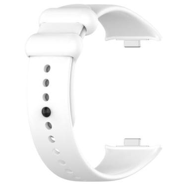 Imagem de Pulseira Silicone Compatível Redmi Watch 4 - Poolsy, Branca