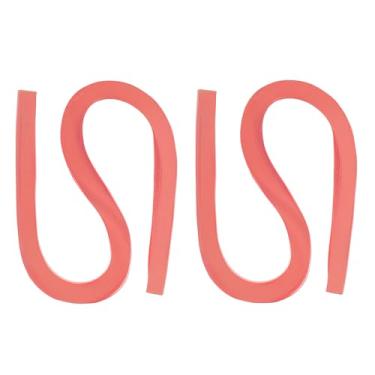 Imagem de PATIKIL 240 tiras de papel para quilling 3/16" (5 mm) 21" (54 cm) fita de papel de origami para arte faça você mesmo artesanato à mão Natal, rosa claro