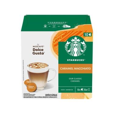 Imagem de Cápsula Starbucks Caramel Macchiato By Nescafé Dolce Gusto 10 Cápsulas