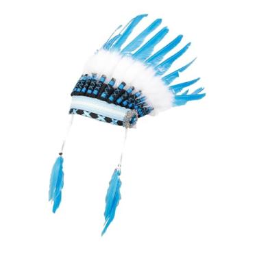 Imagem de YIJU Chapéus e acessórios de fantasia de índios americanos para festivais de carnaval