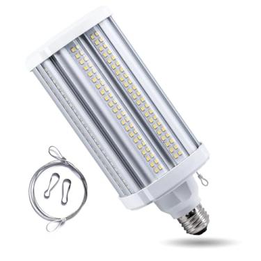 Imagem de Elampros Lâmpadas Super Brilhantes Equivalentes A 400 W, Lâmpada Led Milho, 7020 Lúmens, 5000 K, Luz Branca Fria, E26 De 54 Base Média Para Ambientes Internos E Externos, Garagem, Armazém, Celeiro,