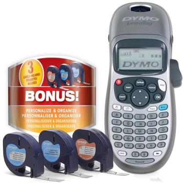 Imagem de Rotulador Eletronico DYMO Letratag 100H - Combo c/3 fitas