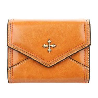 Imagem de Porta Cartões Feminino Com Fecho Baellerry Original, Marrom