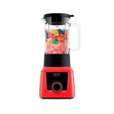 Imagem de Liquidificador Mallory Taurus Glass 1300W Copo De Vidro 2,3L Vermelho - 220V