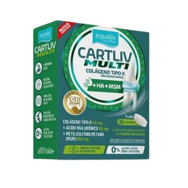 Imagem de Cartliv Multi Colágeno Tipo 2 40mg Ha 80mg + Msm 900mg C/30 - Equaliv